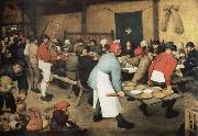 Pieter Bruegel the peasant wedding painting